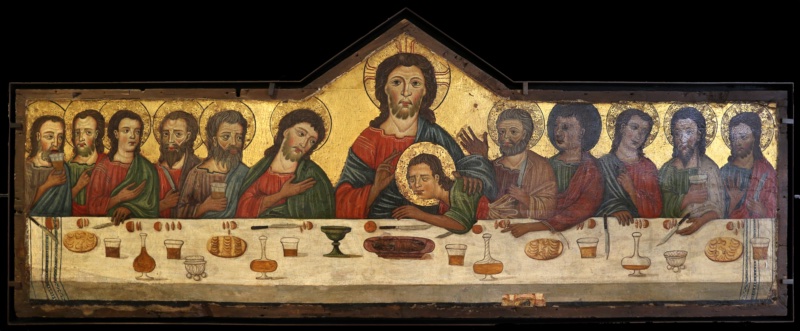 fragment of a Last Supper